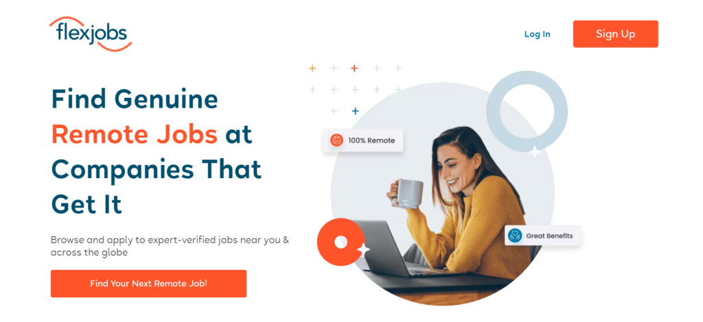 best remote job sites Flexjobs